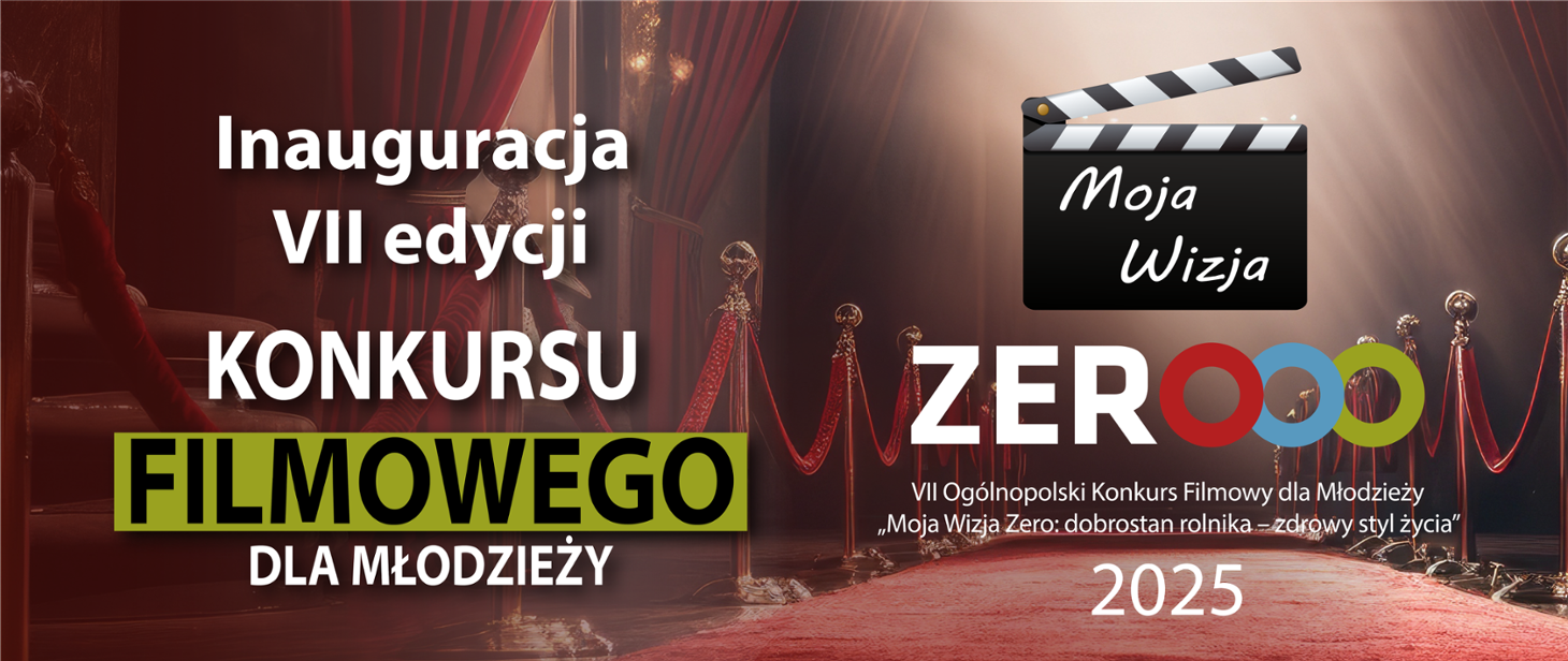 Zdjęcie: VII Ogólnopolski Konkurs Filmowy dla Młodzieży „Moja Wizja Zero: dobrostan rolnika - zdrowy styl życia”