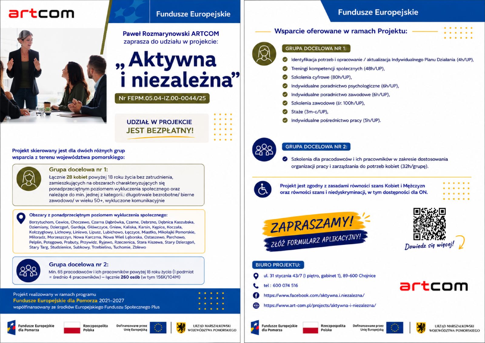 Zdjęcie: „Aktywna i niezależna” nr FEPM.05.04-IZ.00-0044/25