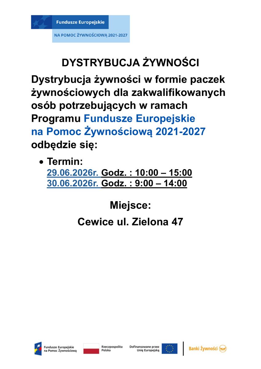 Zdjęcie: Dystrybucja Żywności