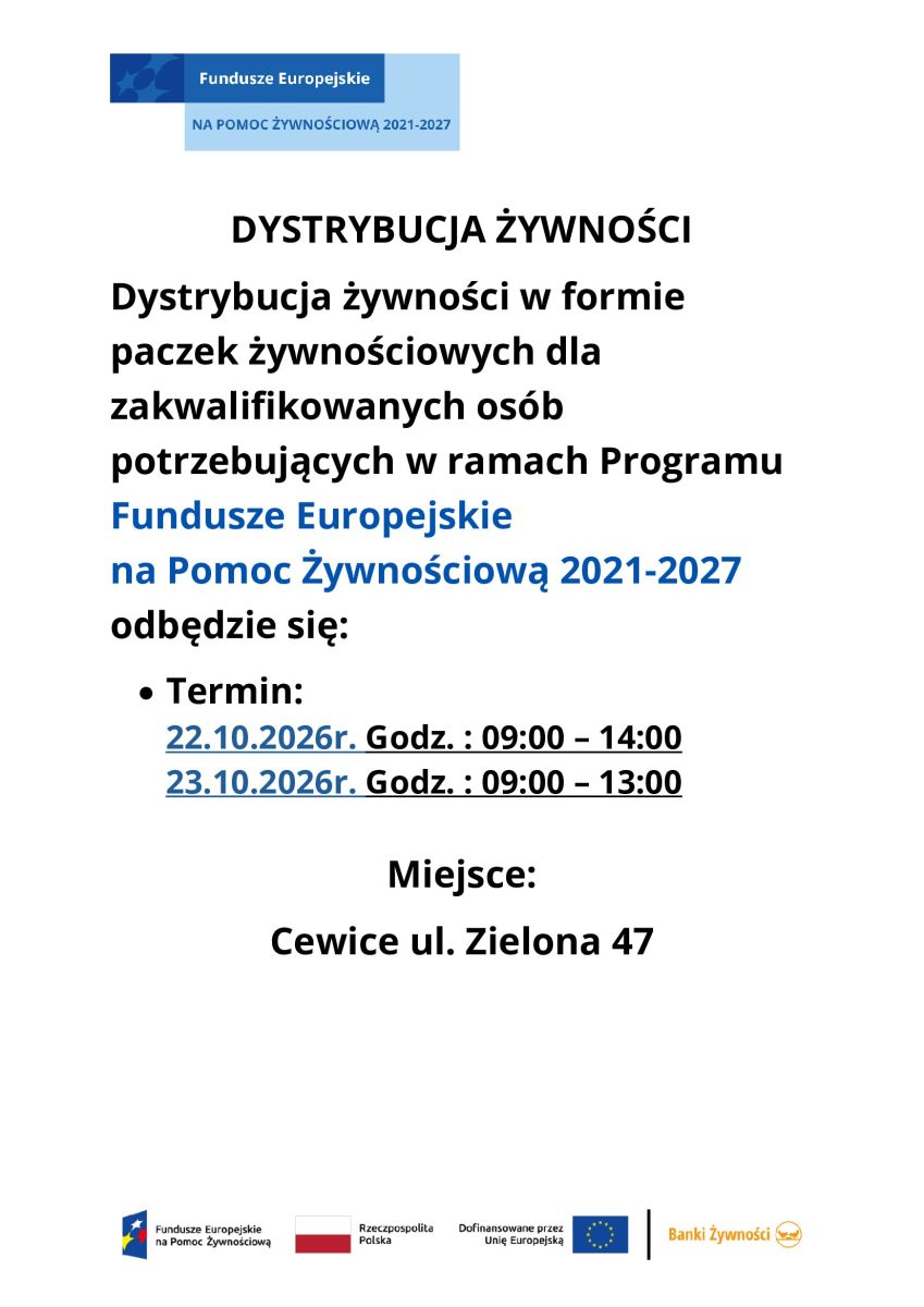 Zdjęcie: Dystrybucja Żywności