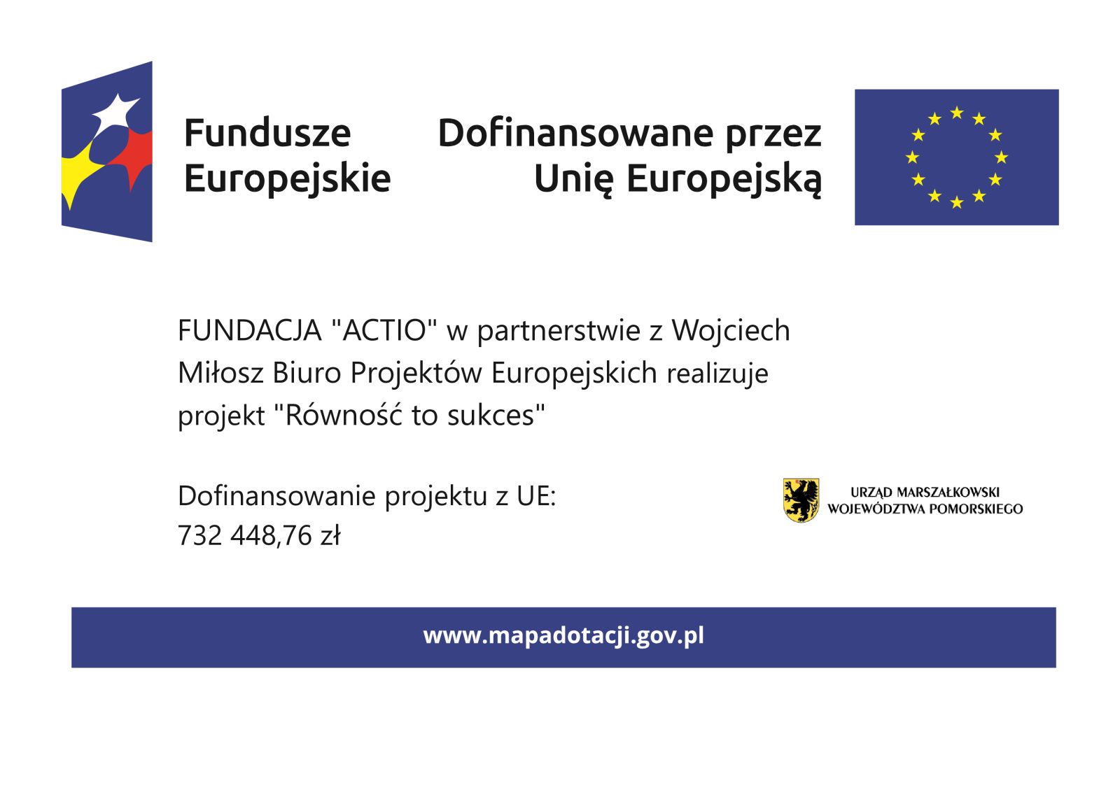Zdjęcie: Projekt „Równość to sukces”, nr FEPM.05.04-IZ.00-0069/25