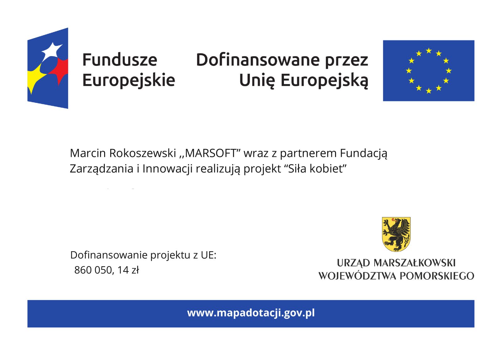Zdjęcie: Projekt „Siła kobiet”, nr FEPM.05.04-IZ.00-0076/25