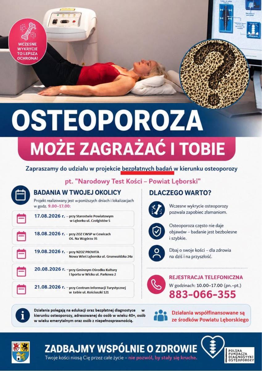 Zdjęcie: Narodowy Test Kości - CEWICE 18.08.2026