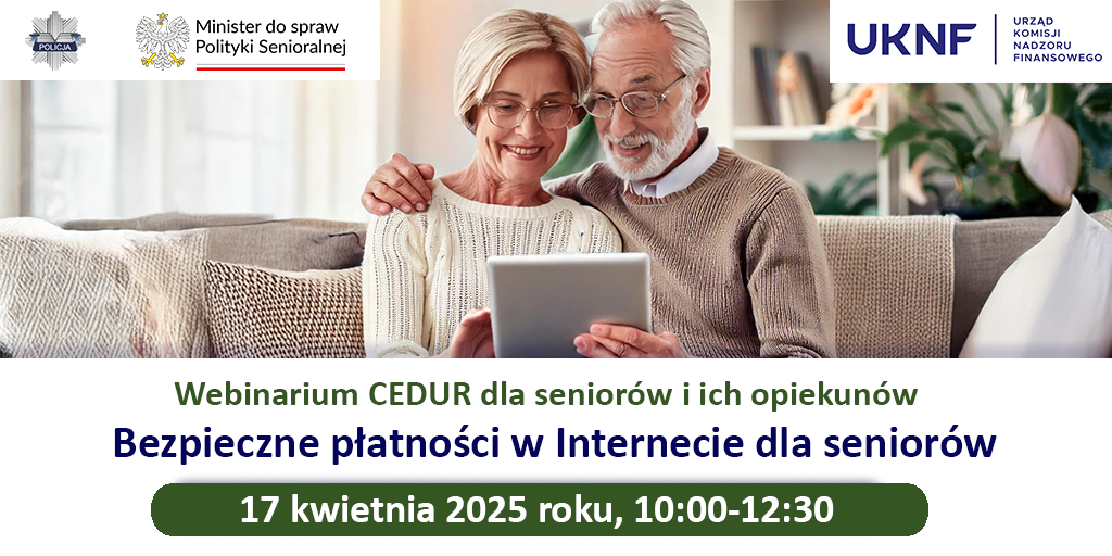 Zdjęcie: Bezpłatne webinarium dla seniorów