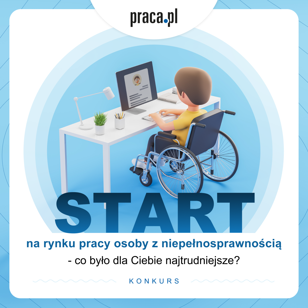 Zdjęcie: Konkurs dla osób z niepełnosprawnością od Praca.pl