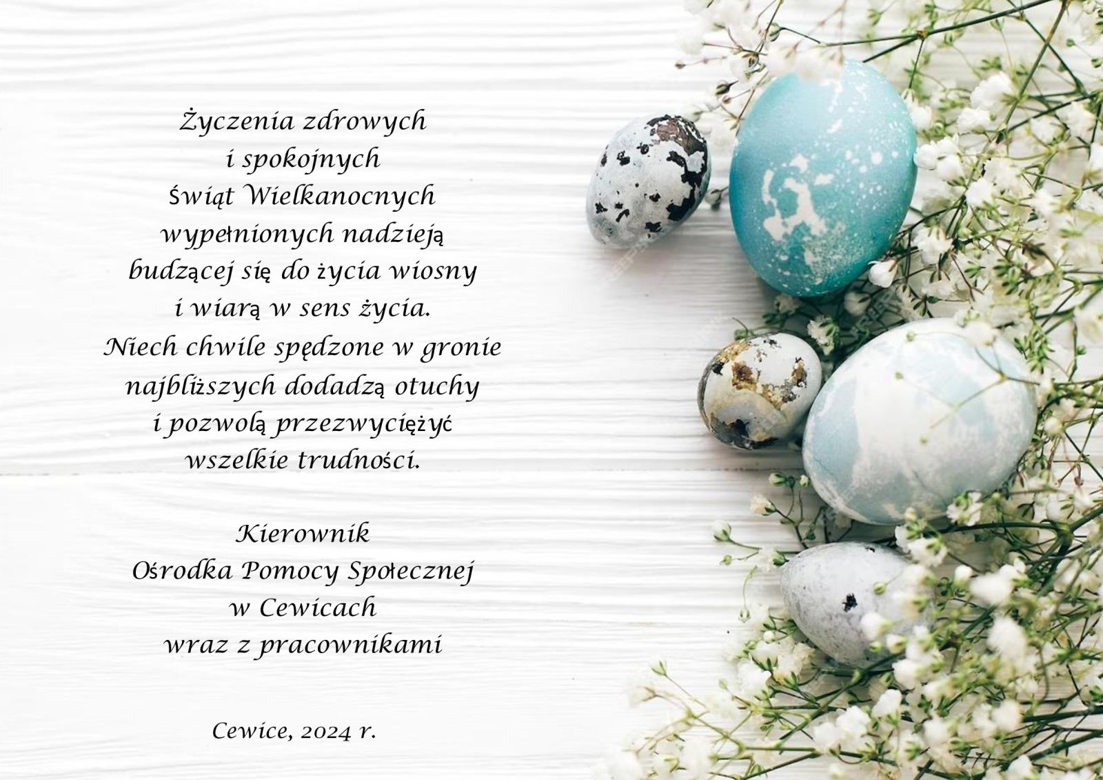 Zdjęcie: ŻYCZENIA WIELKANOCNE