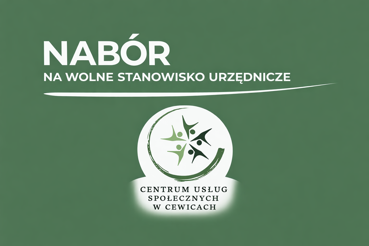 Zdjęcie: Ogłoszenie o naborze na wolne stanowisko urzędnicze - stanowisko ds. administracyjnych.