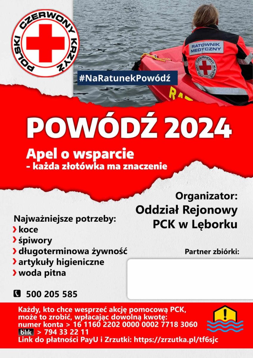 Zdjęcie: Zbiórka na rzecz osób poszkodowanych w wyniku powodzi