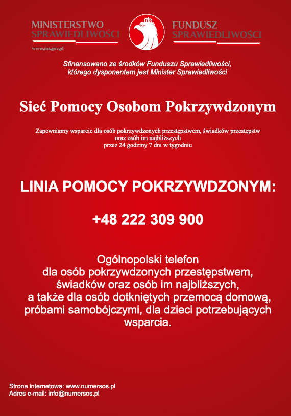 Zdjęcie: Sieć Pomocy Osobom Pokrzywdzonym